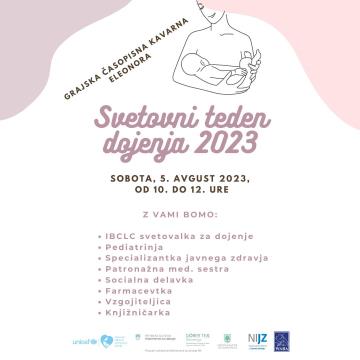 Dogodek Svetovni teden dojenja